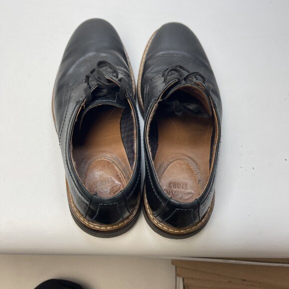 Clarks Black Leather Oxford Formal Dress Shoes Men Sz 8 US Dark Academia Preppy - Picture 9 of 14